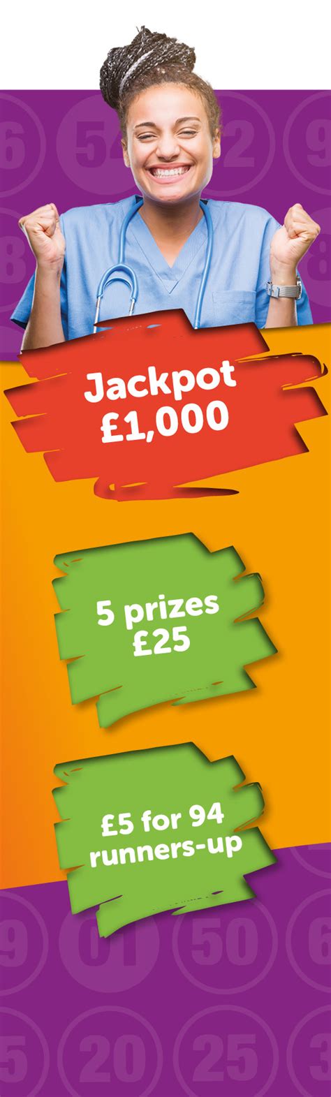 charity weekly lottery.
